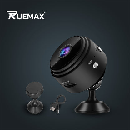 Ruemax EagleEye VizoCam™ — Ultra 4K Mini Security Camera (Magnetic Mount, Night Vision)