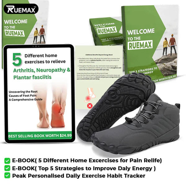 Ruemax- Non-slip & waterproof winter barefoot shoe (Unisex)