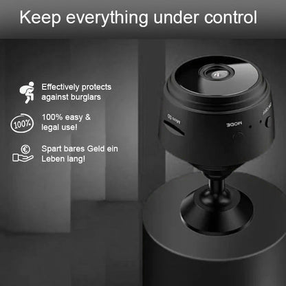 Ruemax EagleEye VizoCam™ — Ultra 4K Mini Security Camera (Magnetic Mount, Night Vision)