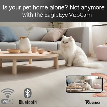 Ruemax EagleEye VizoCam™ — Ultra 4K Mini Security Camera (Magnetic Mount, Night Vision)